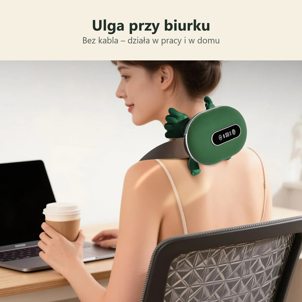 Masażer Karkio przy biurku